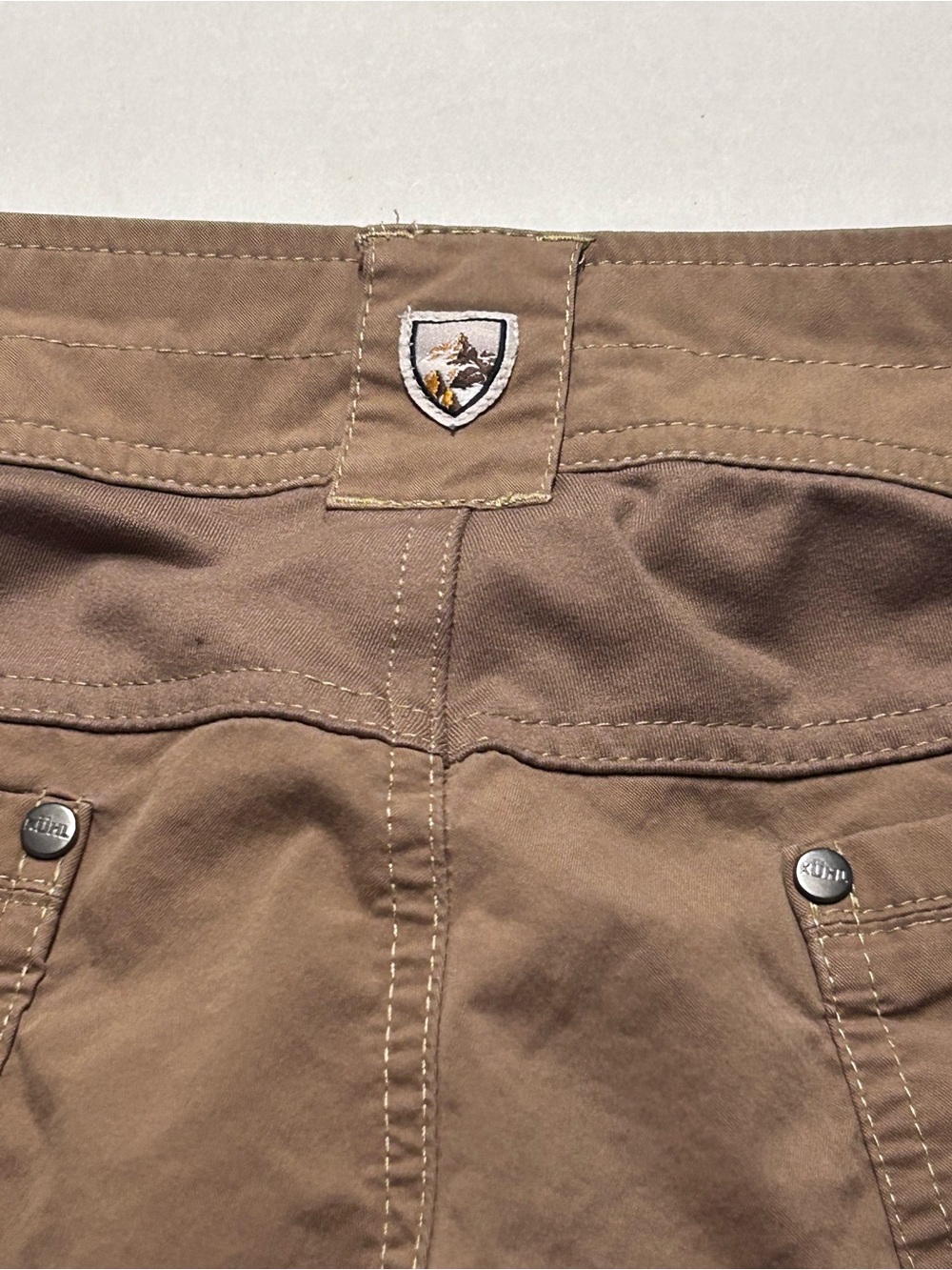 KUHL Men's Radikl Brown Tan Shorts Size 33 Outdoors Hiking Camp Pockets - Picture 7 of 10
